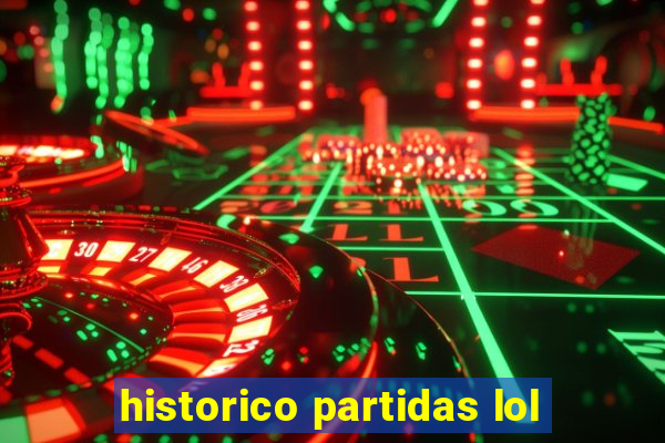 historico partidas lol